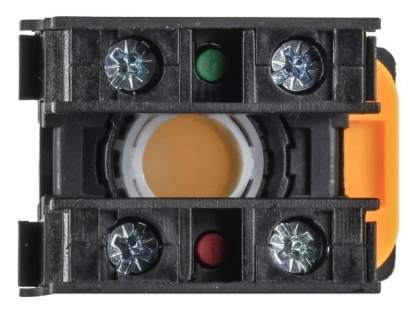 Кнопка d22мм 1НО+1НЗ MASTER желт. IEK MI-BT60-11-3-22-K05