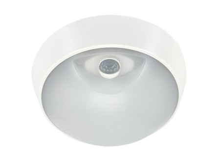 Светильник светодиодный WP 15 C 12W OP 840 D220 WH MDM 220х80мм 12Вт 4000К IP65 ЖКХ круглый пылевлагозащ. с датчиком движения бел. Русский Свет 15071523453
