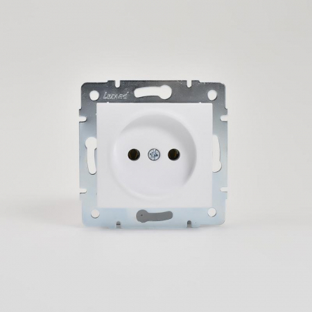 Розетка 1-м СП Karina 16А IP20 без заземл. термопласт механизм бел. LEZARD 707-0288-121B Розетка 1-м СП Karina 16А IP20 без заземл. термопласт механизм бел. LEZARD 707-0288-121B