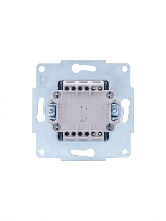 Выключатель 1-кл. СП Vesna механизм крем. LEZARD 742-0388-100