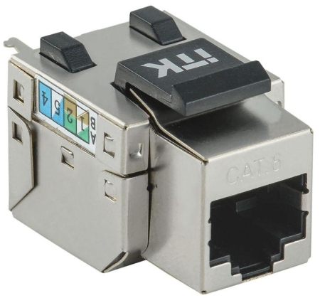 Модуль Keystone Jack кат.6 FTP 110 IDC 90 град. розет. ITK CS1-1C06F-11 Модуль Keystone Jack кат.6 FTP 110 IDC 90 град. розет. ITK CS1-1C06F-11