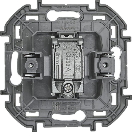 Розетка телевизионная TV Inspiria 2дБ 0-2400мГц с топологией "звезда" механизм алюм. IEK 673852