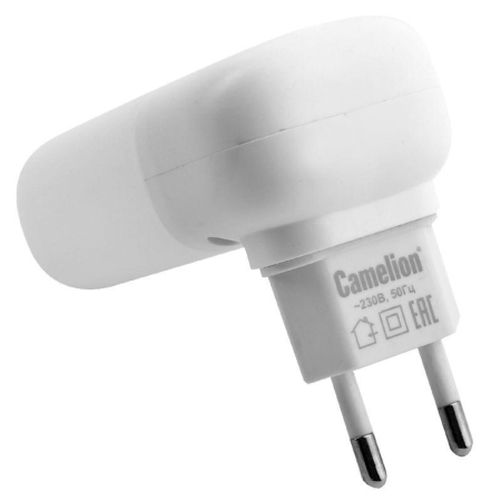 Светильник светодиодный ночник LED с выкл 220В NL-255 Camelion 15373