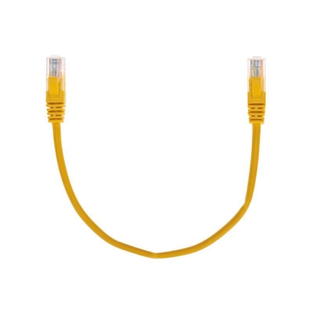 Патч-корд U/UTP CAT 5e RJ45-RJ45 26AWG LSZH желт. 0.3м Rexant 02-0105-03 Патч-корд U/UTP CAT 5e RJ45-RJ45 26AWG LSZH желт. 0.3м Rexant 02-0105-03