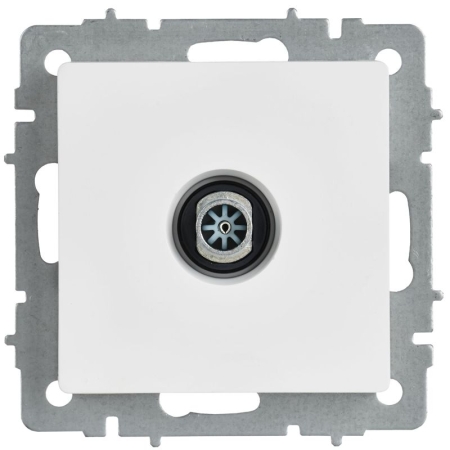 Розетка телевизионная оконечная TV СП BRITE РТВ11-0-БрАБ механизм арктич. бел. IEK BR-A10-O-K91