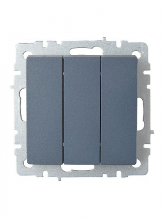 Выключатель 3-кл. СП BRITE ВС10-3-0-БрМ 10А механизм маренго IEK BR-V30-0-10-K35 Выключатель 3-кл. СП BRITE ВС10-3-0-БрМ 10А механизм маренго IEK BR-V30-0-10-K35