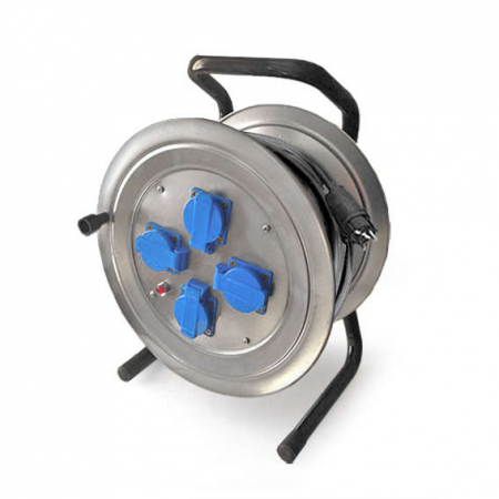 Удлинитель на метал. катушке 4х50м с заземл. 16А IP44 4кВт КГ с защ. крышкой Союз 481S-4005. Удлинитель на метал. катушке 4х50м с заземл. 16А IP44 4кВт КГ с защ. крышкой Союз 481S-4005.