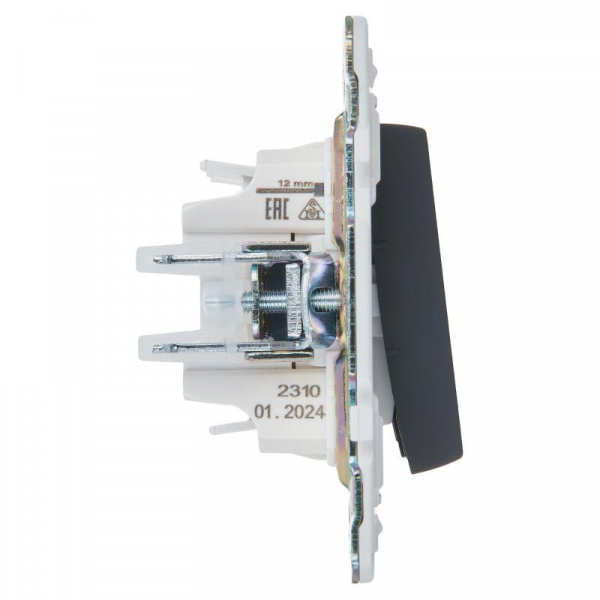 Выключатель 3-кл. SKANDY 10А SK-V11G графит IEK SK-V30-0-10-K53