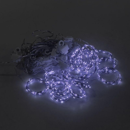 Гирлянда светодиодная "Роса "Светодиодный дождь" 6х3м LED бел. 24Вт IP20 USB+пульт управления Neon-Night 315-995 Гирлянда светодиодная "Роса "Светодиодный дождь" 6х3м LED бел. 24Вт IP20 USB+пульт управления Neon-Night 315-995