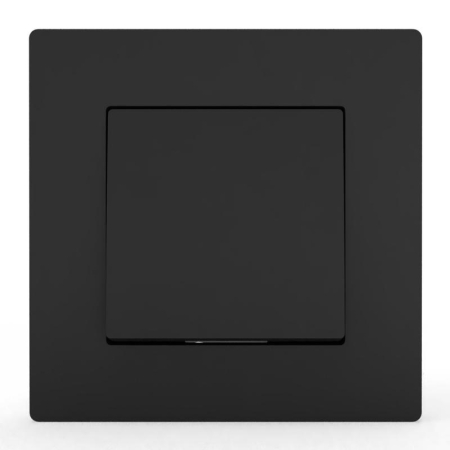 Выключатель 1-кл. СП Pixel 10А IP20 в сборе карбон TOKOV ELECTRIC TKE-PX-V1F-C14