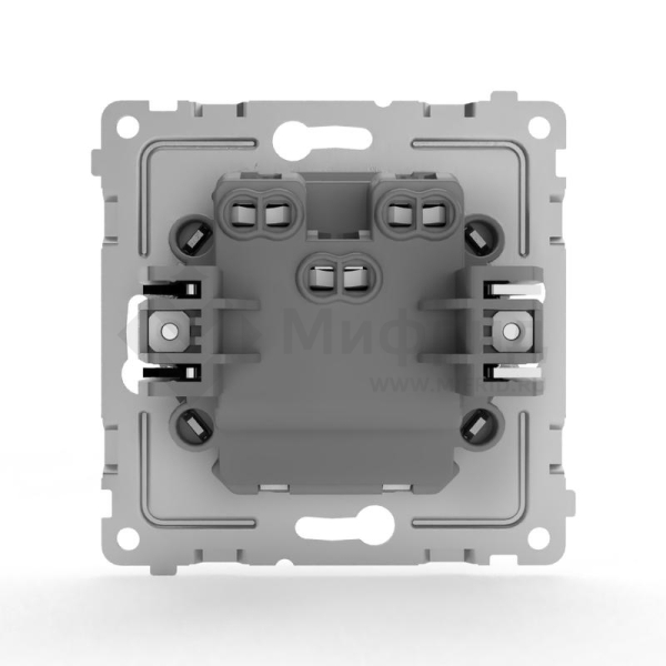 Выключатель 2-кл. СП Pixel 10А IP20 с индикатором механизм бел. TOKOV ELECTRIC TKE-PX-V2I-C01