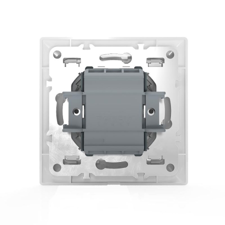 Выключатель 1-кл. СП AVA 10А IP20 с индикатором в сборе бел. TOKOV LIGHT TKL-AV-V1IF-C01