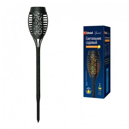 Светильник садовый USL-S-184/PM495 SMALL TORCH-1 солнечная батарея "Маленький факел-1" 12 светодиодов эффект пламени IP44 Uniel UL-00006559 Светильник садовый USL-S-184/PM495 SMALL TORCH-1 солнечная батарея "Маленький факел-1" 12 светодиодов эффект пламени IP44 Uniel UL-00006559