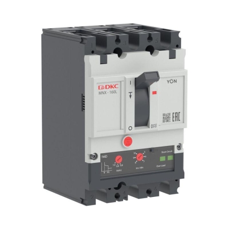 Выключатель автоматический в литом корпусе YON pro MNX160L 3P 160А 70кА при AC415V расц. TMD YON MNX160L3PTMD0160 Выключатель автоматический в литом корпусе YON pro MNX160L 3P 160А 70кА при AC415V расц. TMD YON MNX160L3PTMD0160