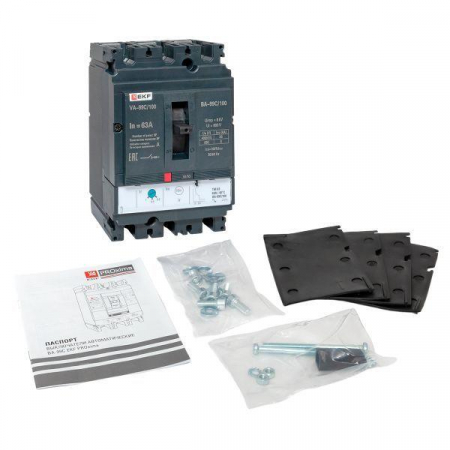 Выключатель автоматический 3п 100/63А 36кА ВА-99C Compact NS PROxima EKF mccb99C-100-63 Выключатель автоматический 3п 100/63А 36кА ВА-99C Compact NS PROxima EKF mccb99C-100-63