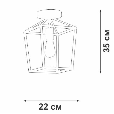 Люстра 1xE27 макс. 40Вт Vitaluce V3766-1/1PL Люстра 1xE27 макс. 40Вт Vitaluce V3766-1/1PL