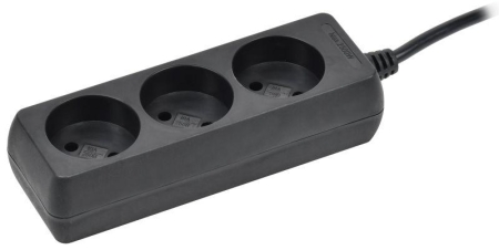 Удлинитель 3х5м без заземл. 10А IP20 У3 250В ПВС 2х0.75 черн. IEK WYP10-06-03-05-K02 Удлинитель 3х5м без заземл. 10А IP20 У3 250В ПВС 2х0.75 черн. IEK WYP10-06-03-05-K02