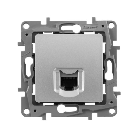 Розетка компьютерная 1-м СП Etika RJ45 кат.5E UTP механизм алюм. IEK 672441 Розетка компьютерная 1-м СП Etika RJ45 кат.5E UTP механизм алюм. IEK 672441
