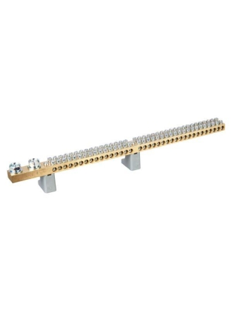 Шина нулевая N на двух угловых изоляторах 200А ШНИ-10х18-72-L2-С IEK YNN30-72-C2-K03