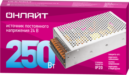 Драйвер для светодиодной ленты 90 645 OD-P250-IP20-24V ОНЛАЙТ 90645