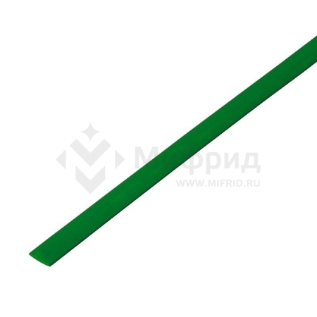 Трубка термоусадочная ТУТ нг 4.0/2.0 зел. 1м Rexant 20-4003