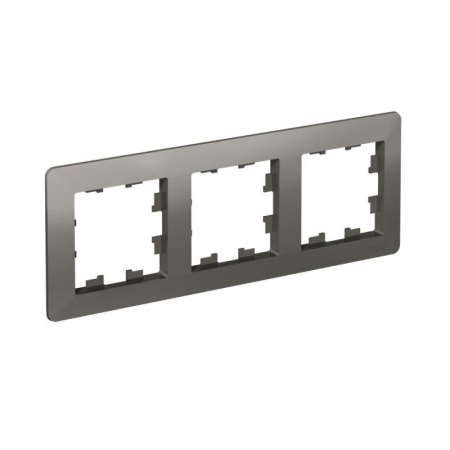 Рамка 3-м AtlasDesign Air сталь/дым. черн. SE ATN220903 Рамка 3-м AtlasDesign Air сталь/дым. черн. SE ATN220903