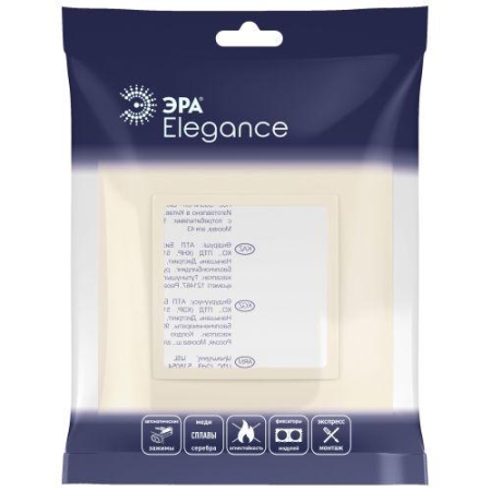 Рамка 1-м Elegance 14-5011-02 Classic сл.кость Эра Б0060572