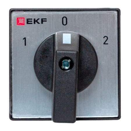 Переключатель кулачковый ПК-1-22 2п 25А "1-0-2" IP65 EKF pk-1-22-25-65 Переключатель кулачковый ПК-1-22 2п 25А "1-0-2" IP65 EKF pk-1-22-25-65