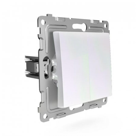 Выключатель 2-кл. СП Pixel 10А IP20 механизм перламутр. TOKOV ELECTRIC TKE-PX-V2-C04 Выключатель 2-кл. СП Pixel 10А IP20 механизм перламутр. TOKOV ELECTRIC TKE-PX-V2-C04