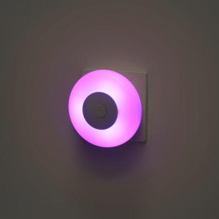 Светильник светодиодный NN-632-SW-W ночник в розетку с выкл. бел. Эра Б0057215