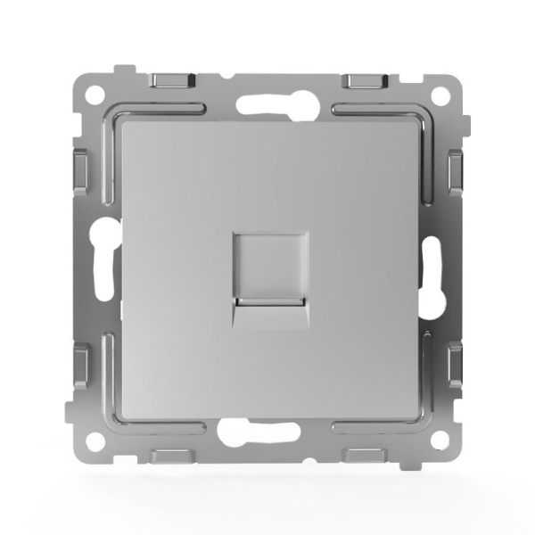 Розетка телефонная 1-м СП Pixel RJ11 механизм алюм. TOKOV ELECTRIC TKE-PX-RT1-C03 Розетка телефонная 1-м СП Pixel RJ11 механизм алюм. TOKOV ELECTRIC TKE-PX-RT1-C03