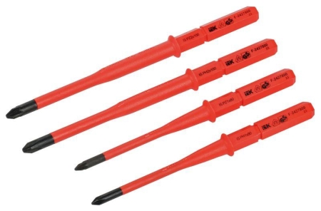 Набор диэлектрических жал SLIM PH-PZ 4шт ARMA2L 5 IEK A2L5-SH21D-BI-1-T2-204 Набор диэлектрических жал SLIM PH-PZ 4шт ARMA2L 5 IEK A2L5-SH21D-BI-1-T2-204