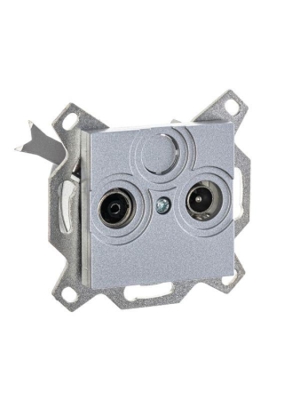 Розетка телевизионная проходная TV/R Levit 7дБ серебр. ABB 2CHH083607A6070 Розетка телевизионная проходная TV/R Levit 7дБ серебр. ABB 2CHH083607A6070