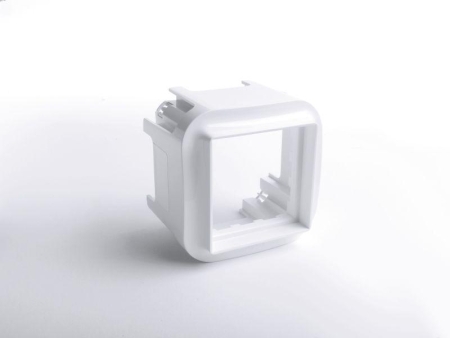 Блок установки 1-м СП для механизмов серии Mosaic 45х45 пустой бел. IEK 782225