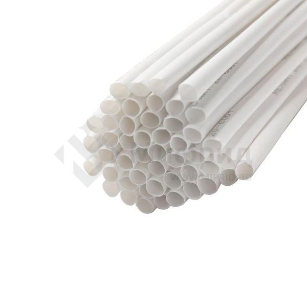 Трубка термоусадочная ТУТ нг 6.0/3.0 бел. 1м Rexant 20-6001