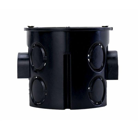 Коробка установочная КМТ-010-060 со стыковочными узлами для твердых стен 71х62 розн. стикер EKF plc-kmt-010-060-r