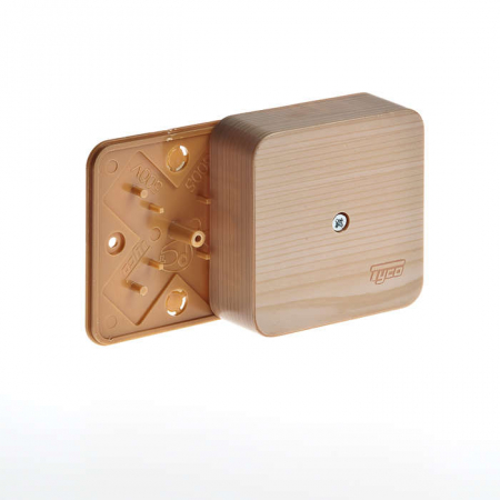 Коробка универсальная для кабель-каналов 80х80х25 сосна (светл. основа) IP40 Ruvinil 65005-27М Коробка универсальная для кабель-каналов 80х80х25 сосна (светл. основа) IP40 Ruvinil 65005-27М