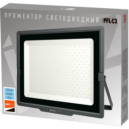 Прожектор светодиодный PFL-C3 250Вт 6500К IP65 ДО с клапаном закален. прозр. стекло Pro JazzWay 5027329 Прожектор светодиодный PFL-C3 250Вт 6500К IP65 ДО с клапаном закален. прозр. стекло Pro JazzWay 5027329