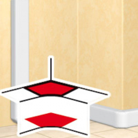 Угол для кабель-канала внутренний изменяемый 80-100град. для DLP 80х50 бел. Leg 010602 Угол для кабель-канала внутренний изменяемый 80-100град. для DLP 80х50 бел. Leg 010602