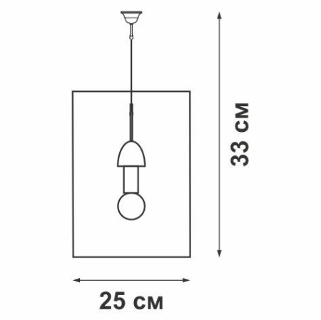 Люстра 1хE27 макс. 60Вт Vitaluce V4071/1S Люстра 1хE27 макс. 60Вт Vitaluce V4071/1S
