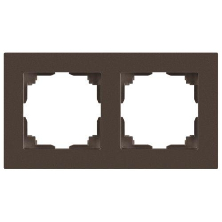 Рамка 2-м СП Accent 6-502-08 бронза Intro Б0063777 Рамка 2-м СП Accent 6-502-08 бронза Intro Б0063777