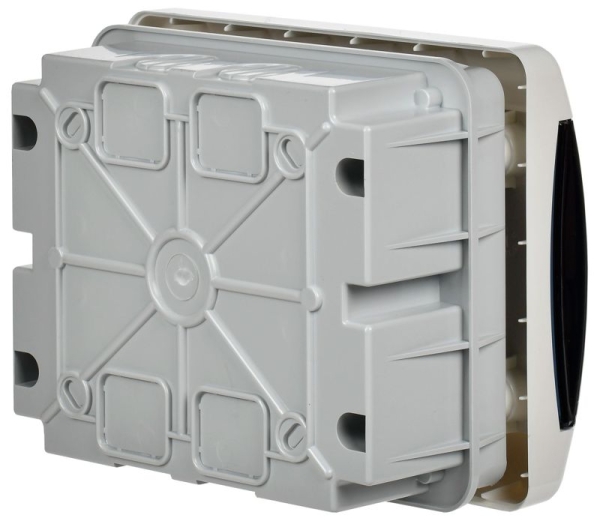 Корпус ЩРВ-П-6 UNION Compact IP41 черн. прозр. дверь пластик. IEK UIC-KP12-V-06-41-K01