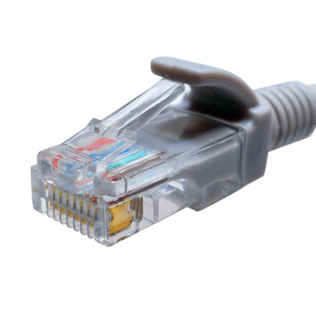 Патч-корд U/UTP кат.5E 4х2х26AWG (7х0.16мм) Cu LSZH сер. 1м SUPRLAN 10-0142 Патч-корд U/UTP кат.5E 4х2х26AWG (7х0.16мм) Cu LSZH сер. 1м SUPRLAN 10-0142