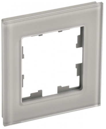 Рамка 1-м BRITE РУ-1-2-БрД стекло дым. IEK BR-M12-G-K30 Рамка 1-м BRITE РУ-1-2-БрД стекло дым. IEK BR-M12-G-K30