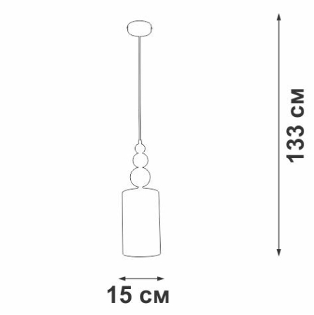 Подвес 1хЕ27 макс. 40Вт Vitaluce V2995-1/1S Подвес 1хЕ27 макс. 40Вт Vitaluce V2995-1/1S
