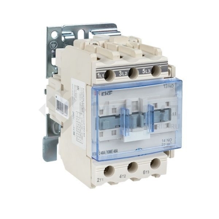 Контактор КМЭ-3 40А кат. 400В AC 1НО+1НЗ EKF ctr-s-40-380