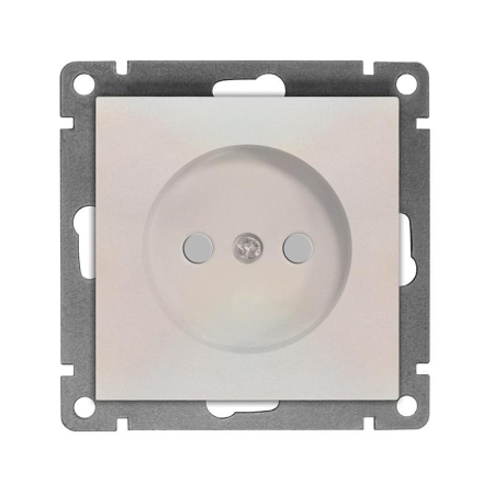 Розетка 1-м СП Афина 16А IP20 без заземл. защ. шторки механизм жемчуж. Universal A0047-OBr Розетка 1-м СП Афина 16А IP20 без заземл. защ. шторки механизм жемчуж. Universal A0047-OBr