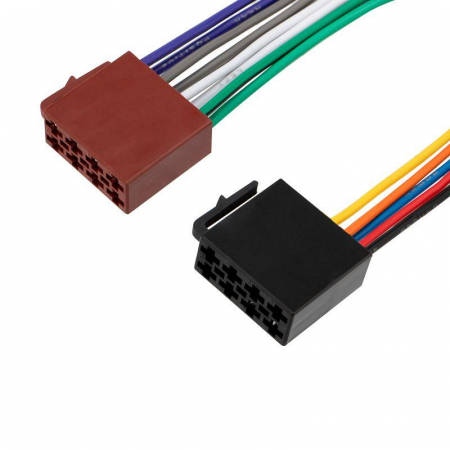 Разъем для автомагнитолы "Евро" ISO 2 гнезда Rexant 06-0127-C