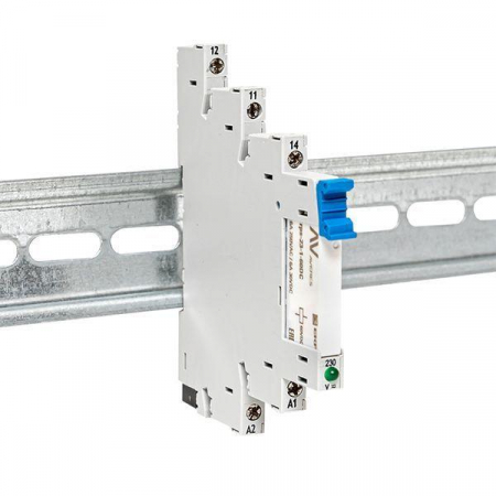 Реле промежуточное РП slim 23/1 6А 230В AC с розеткой в сборе EKF rps-23-1-60-rms230AC Реле промежуточное РП slim 23/1 6А 230В AC с розеткой в сборе EKF rps-23-1-60-rms230AC