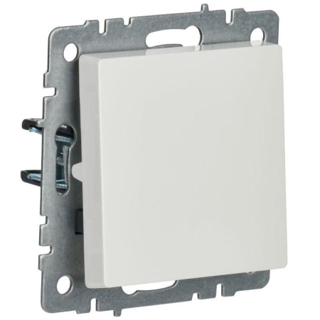 Выключатель проходной 1-кл. СП BRITE ВС10-1-6-БрБ 10А механизм бел. IEK BR-V12-0-10-K01